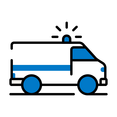 Icon of an ambulance