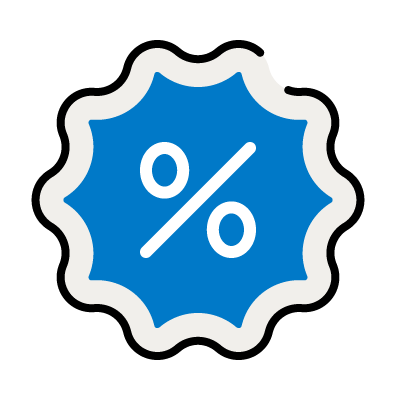 illustrated icon offer