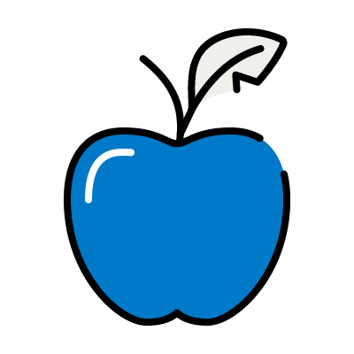 Icon of an apple
