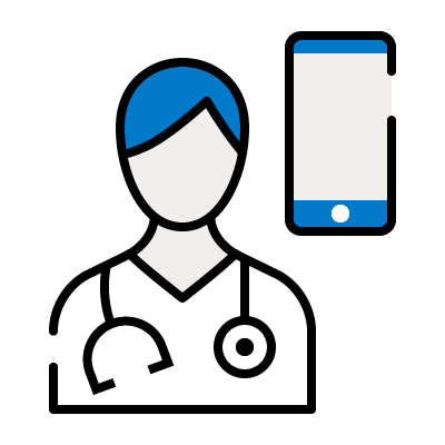 Icon of a digital consultation