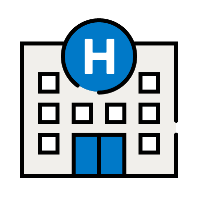 Icon of a hospital