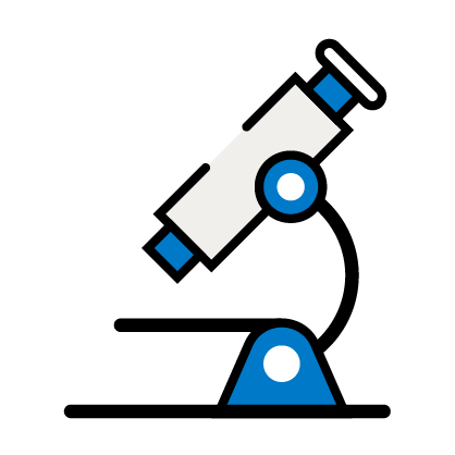 Icon of a microscope