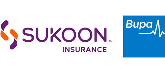 Sukoon and Bupa Global logos