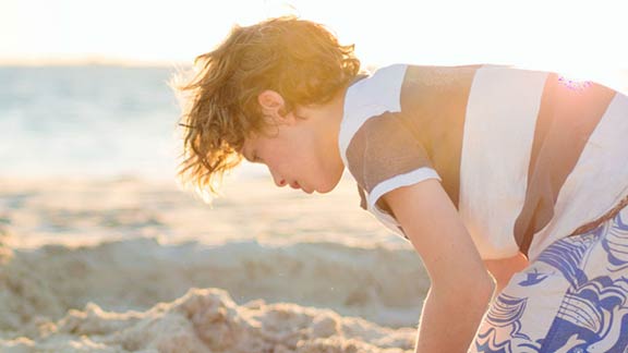 Boy on the beach