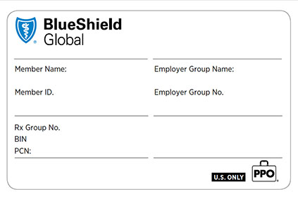 BlueShield Global card