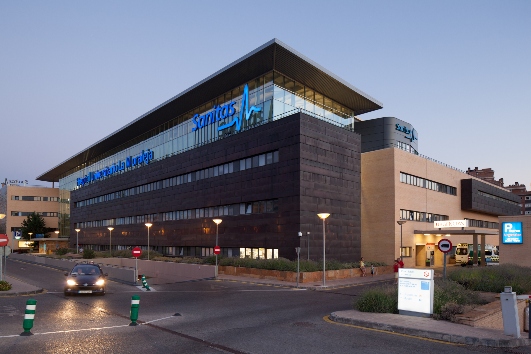 Façade of Hospital Universitario La Moraleja Sanitas Madrid