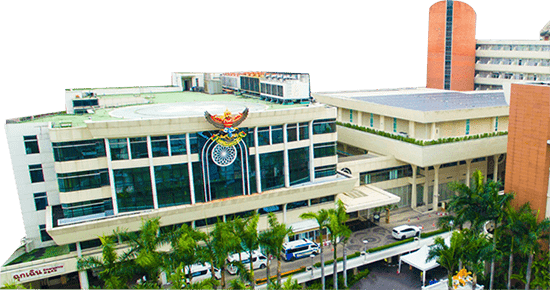 Façade of Samitivej Sukhumvit Hospital, Thailand