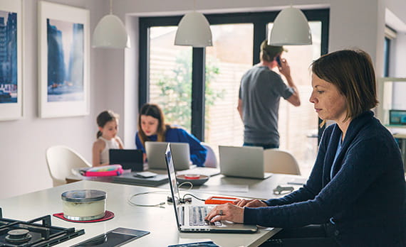 Businesses around the world quickly adapted to home working